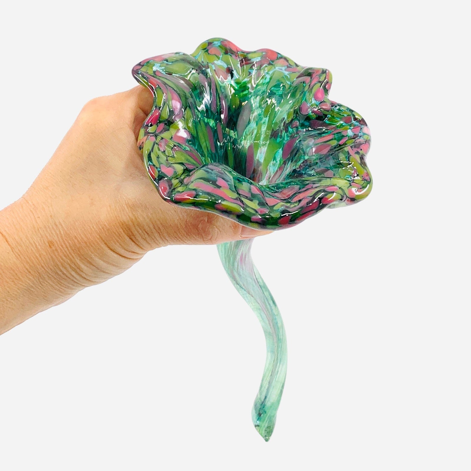 Pulled Glass Flower 51 Decor Luke Adams Glass Blowing Studio 