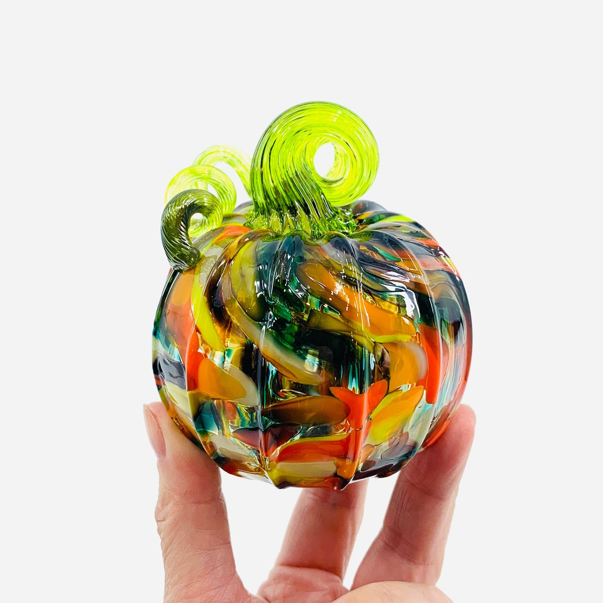 Daily Pumpkin 1355 Mini Daily Pumpkin Luke Adams Glass Blowing Studio 
