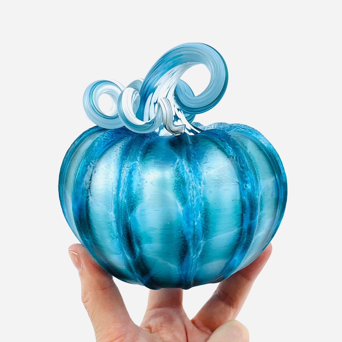 Daily Pumpkin 620 Coastal Matte Squat Gabby Luke Adams Glass Blowing Studio 