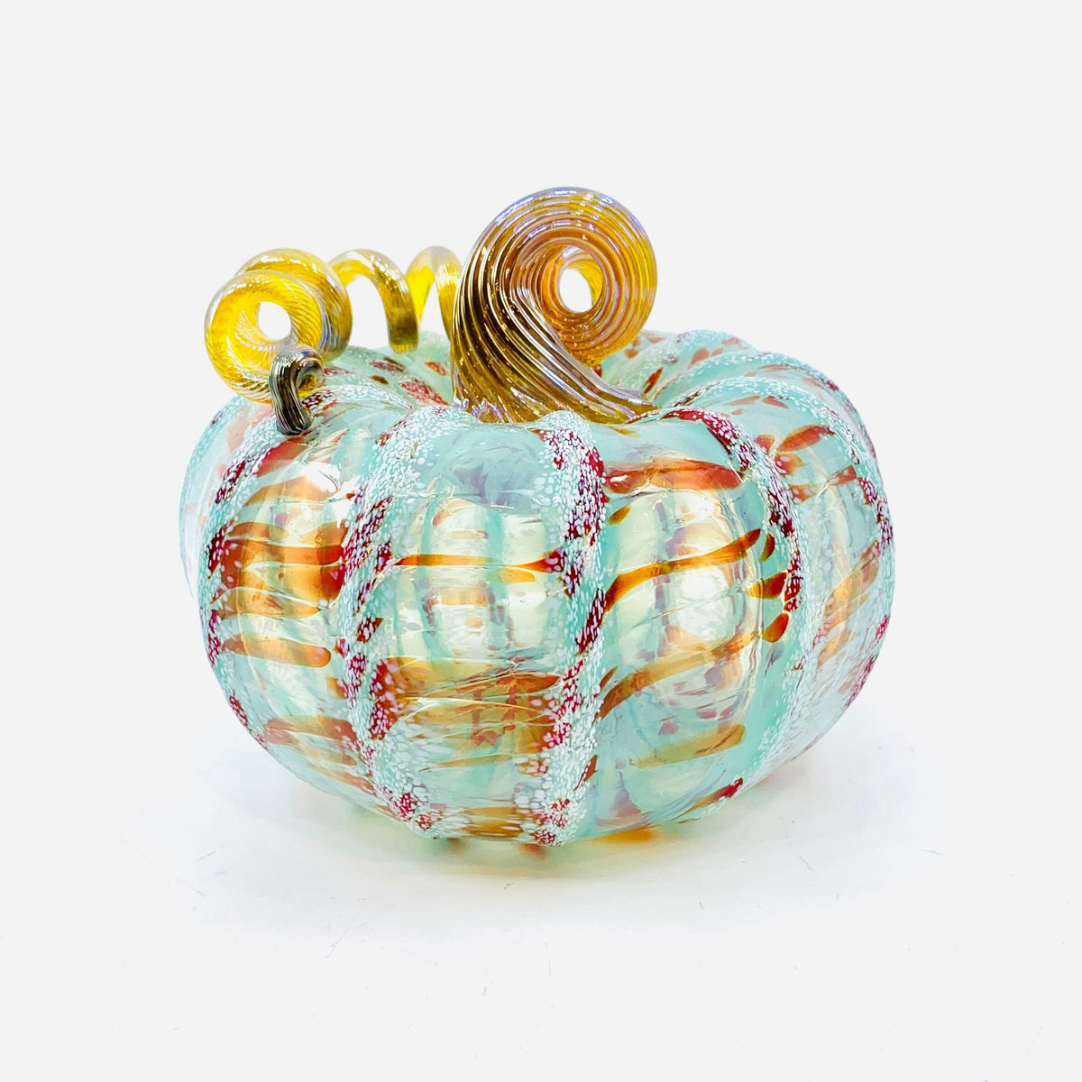 Daily Pumpkin 3553 Fall Squat Gabby Luke Adams Glass Blowing Studio 