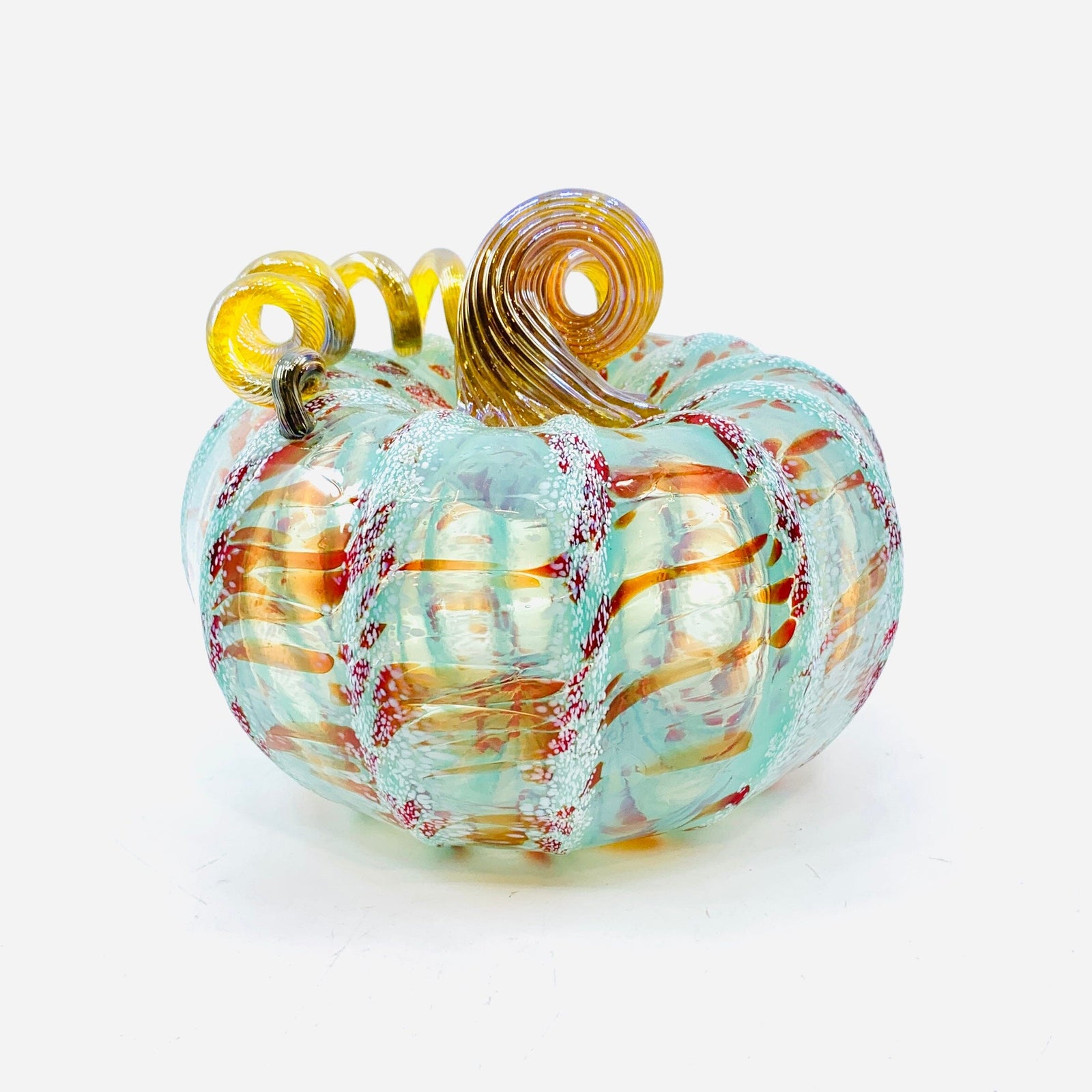 Daily Pumpkin 3553 Fall Squat Gabby Luke Adams Glass Blowing Studio 