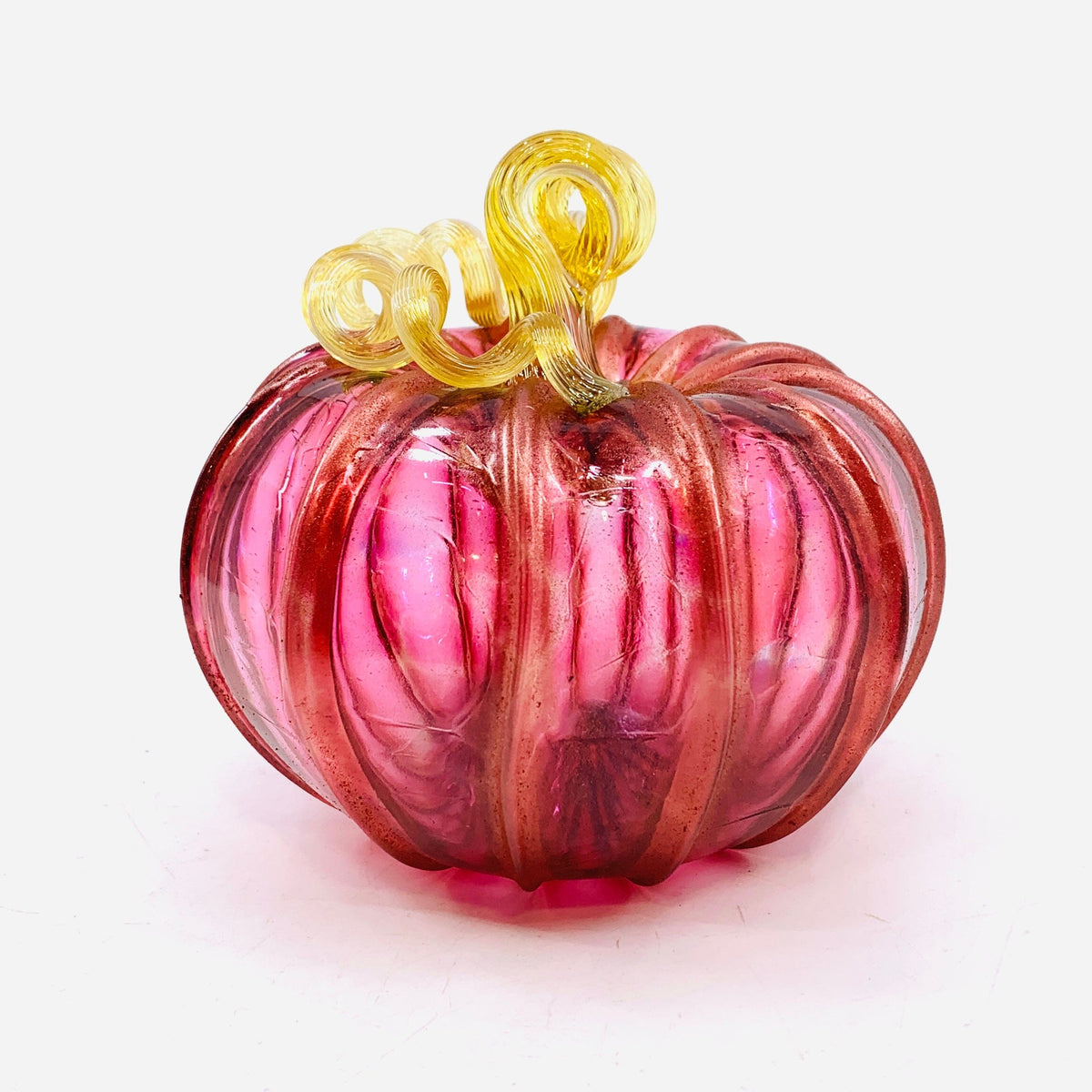 Daily Pumpkin 1187 Shimmer Squat Daily Pumpkin Luke Adams Glass Blowing Studio 