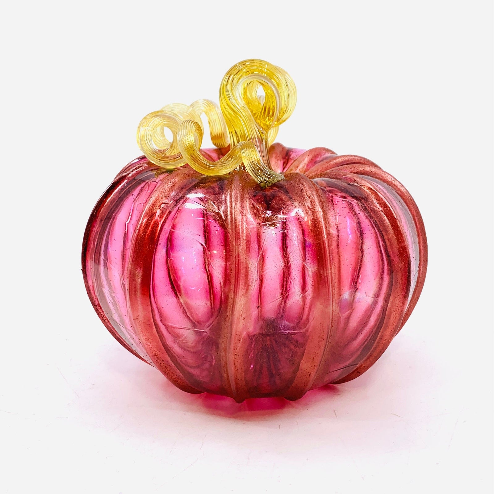 Daily Pumpkin 1187 Shimmer Squat Daily Pumpkin Luke Adams Glass Blowing Studio 
