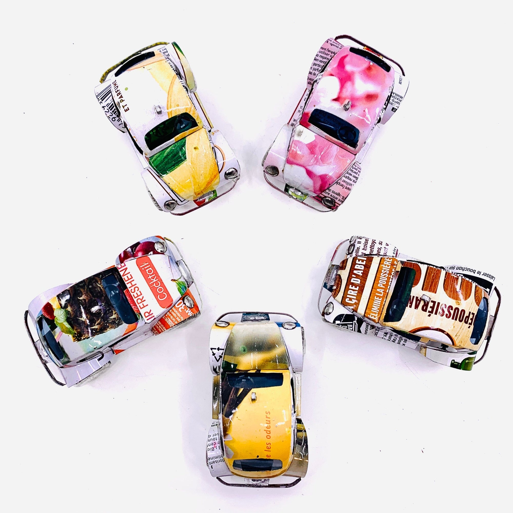 Recycled Tin VW Bug Miniature East Africa Co. 