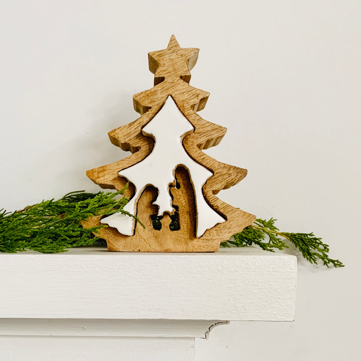Wooden Forest Nativity