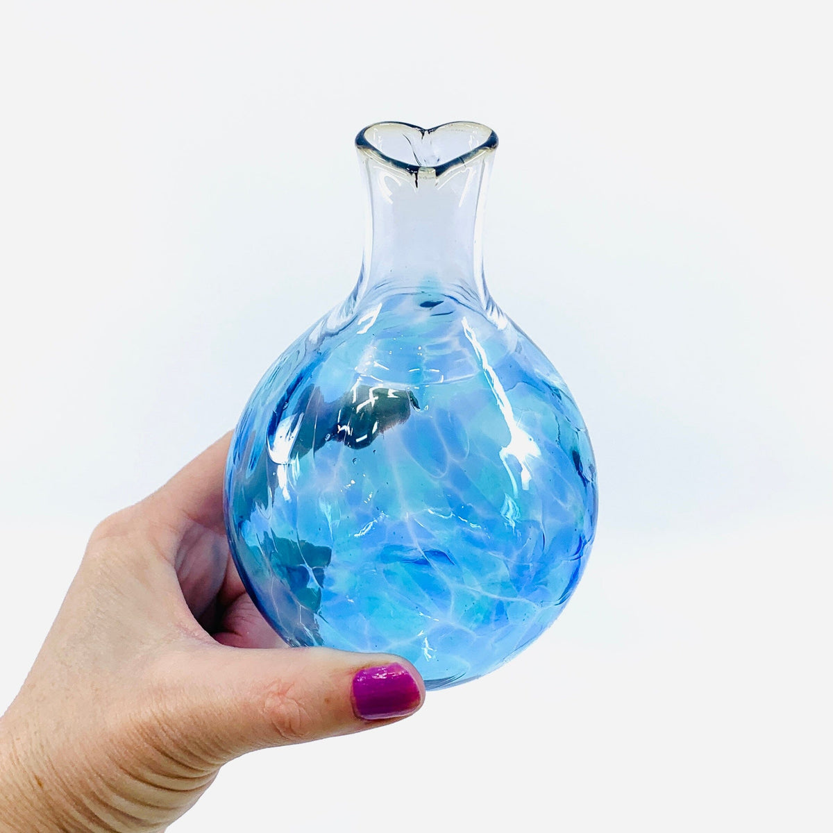 Daily Pumpkin 3574 Heart Vase Gabby Henrietta Glass 