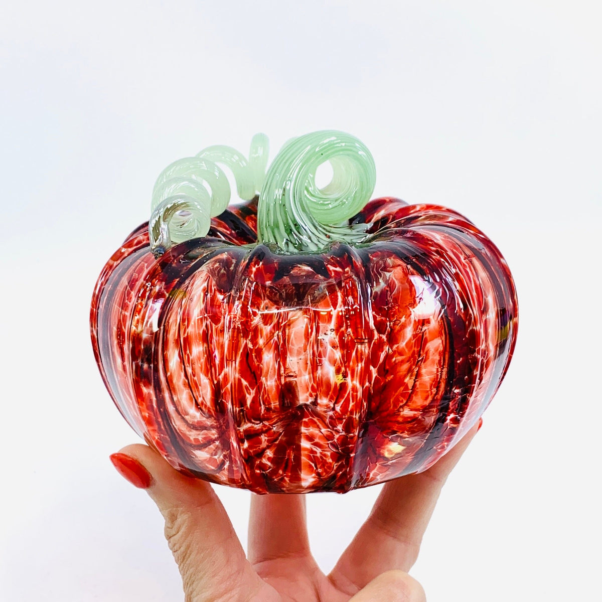 Daily Pumpkin 706 Holiday Squat Gabby Luke Adams Glass Blowing Studio 