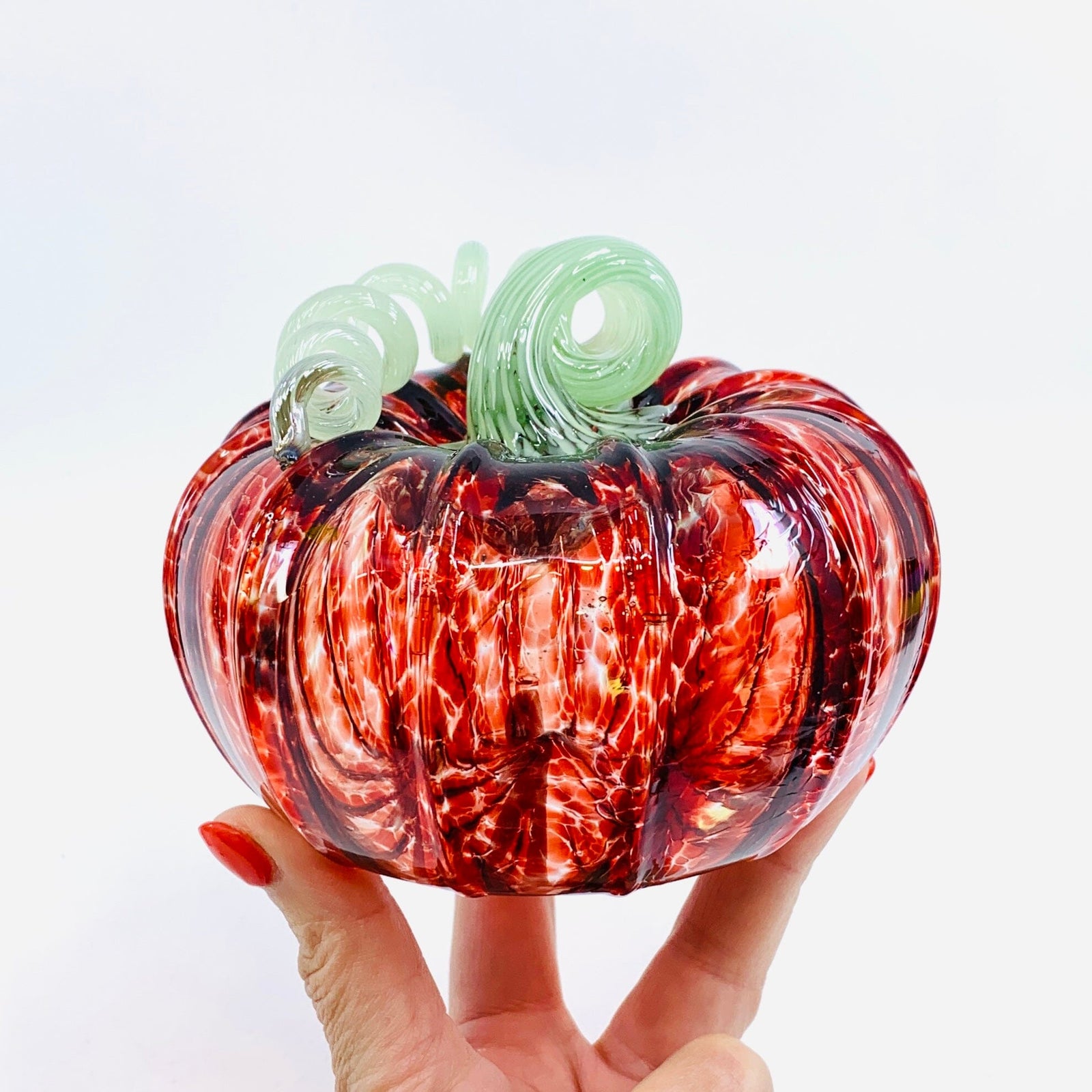 Daily Pumpkin 706 Holiday Squat Gabby Luke Adams Glass Blowing Studio 