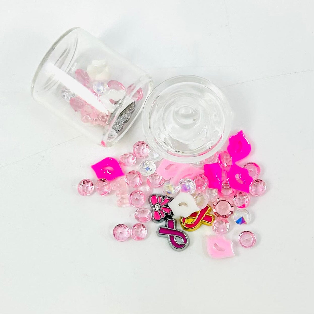 Breast Cancer Awareness, Tiniest Glass Jar of Hope Miniature - 