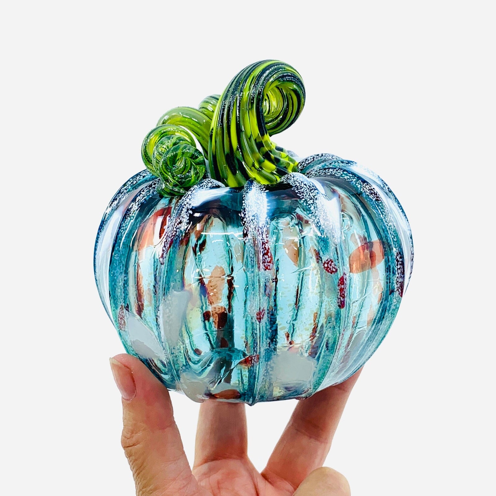 Daily Pumpkin 2347 Squat Gabby Luke Adams Glass Blowing Studio 