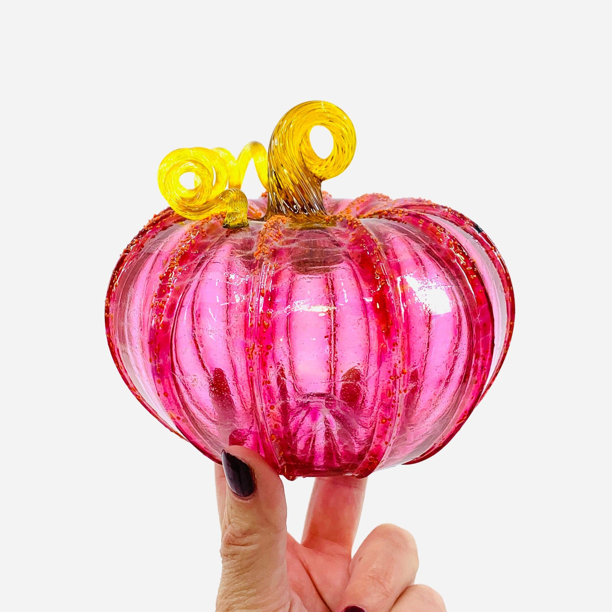 Daily Pumpkin 3916 Fall Squat Gabby Luke Adams Glass Blowing Studio 