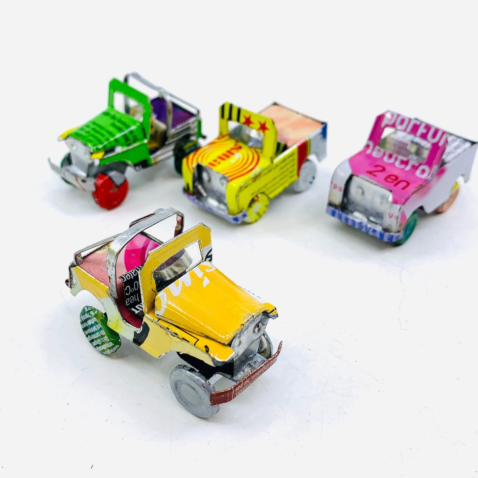 Tiny Tin Vehicles - Jeep Miniature East Africa Co. 