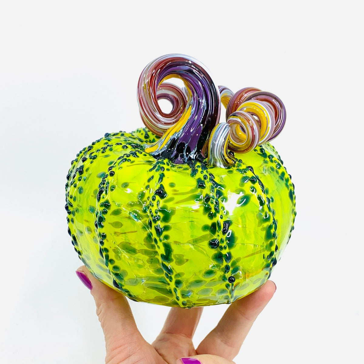 Daily Pumpkin 3066 Squat Gabby Luke Adams Glass Blowing Studio 