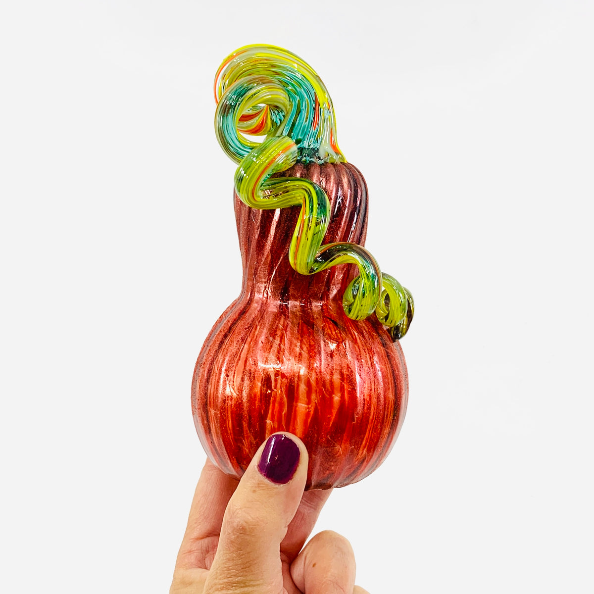 Daily Pumpkin 706 Cherry Shimmer Gourd