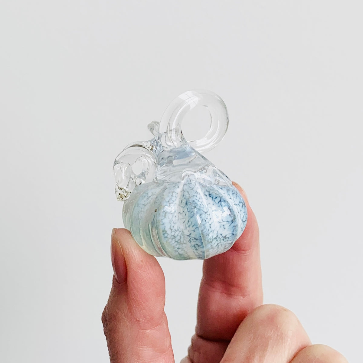 Daily Pumpkin 1328 Mini Paperweight Daily Pumpkin Luke Adams Glass Blowing Studio 