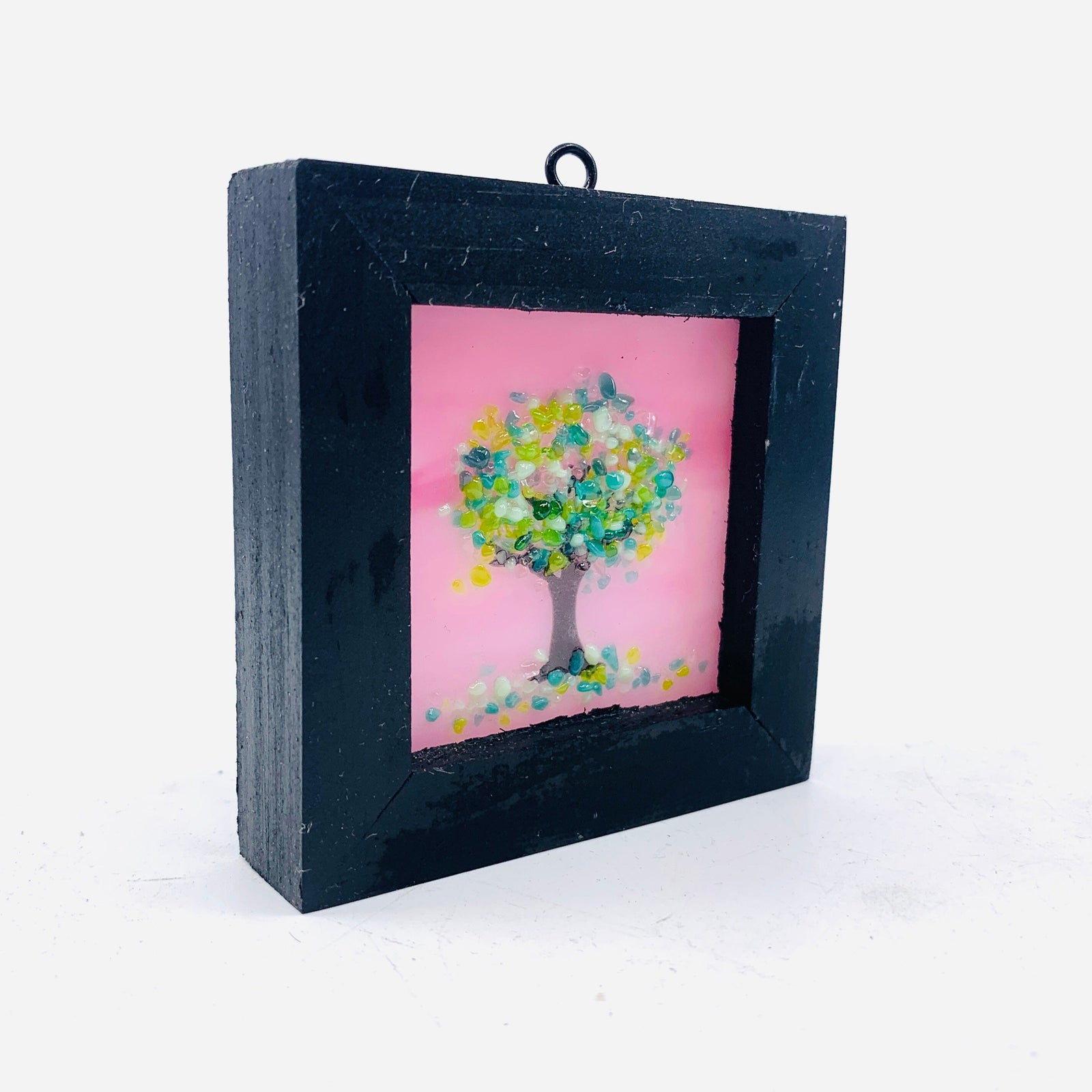 Fused Glass Tree of Life Shadow Box 102 Decor Glimmer Glass Gifts 