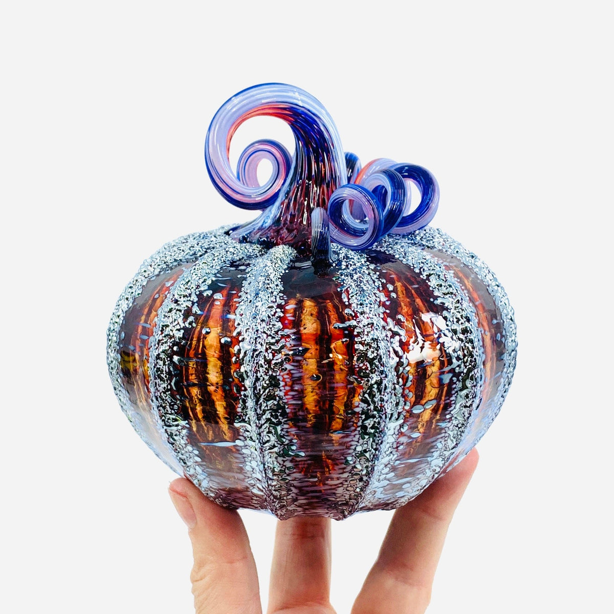 Daily Pumpkin 313 American Squat Gabby Luke Adams Glass Blowing Studio 