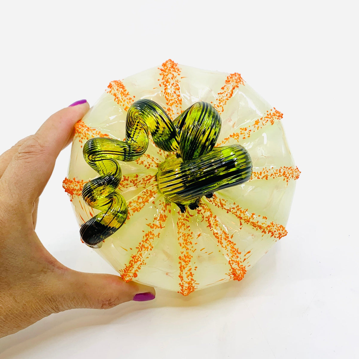 Tigerlily Squat Pumpkin Inspo Luke Adams Glass Blowing Studio 