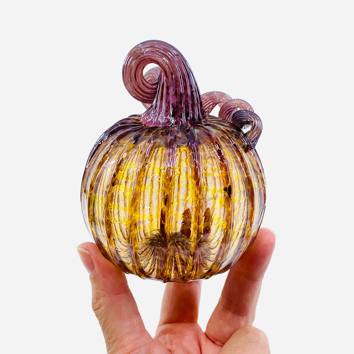 Daily Pumpkin 2642 Mini Gabby Luke Adams Glass Blowing Studio 