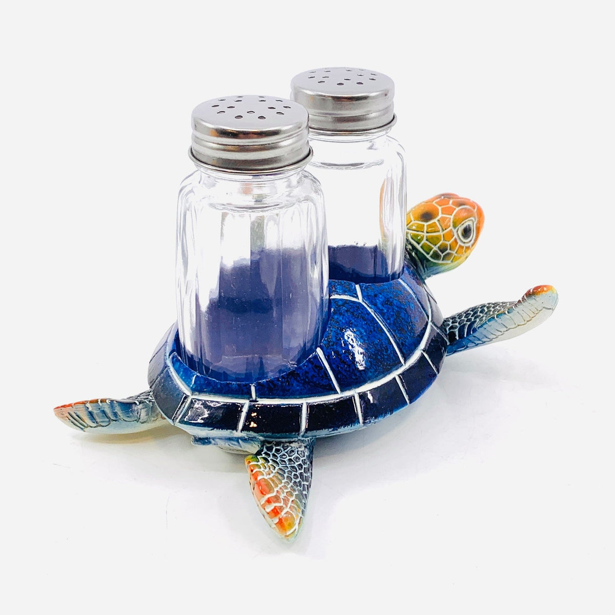 Blue Sea Turtle Salt and Pepper Shaker Chesapeake Bay 