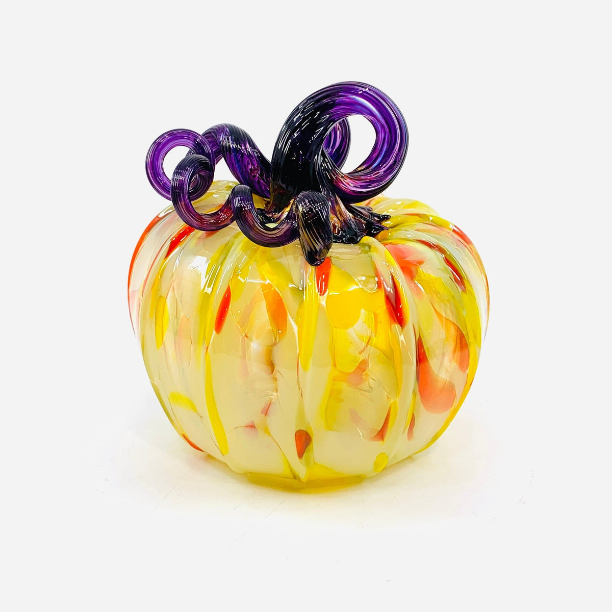 Daily Pumpkin 3078 Fall Squat Gabby Luke Adams Glass Blowing Studio 