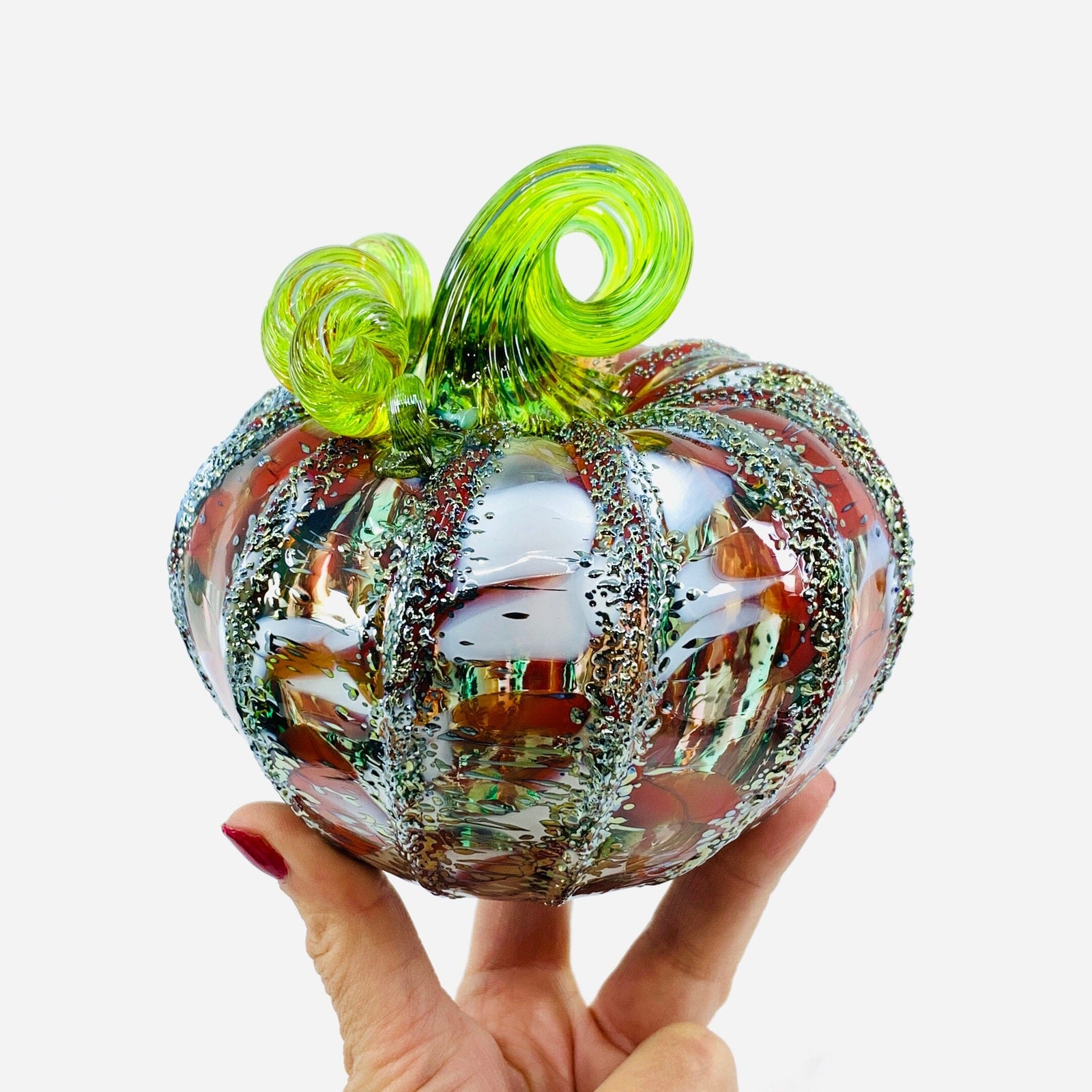 Daily Pumpkin 2032 Squat Gabby Luke Adams Glass Blowing Studio 