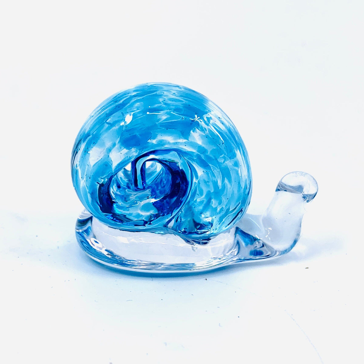 Glass Snail, Azure Miniature Henrietta Glass 