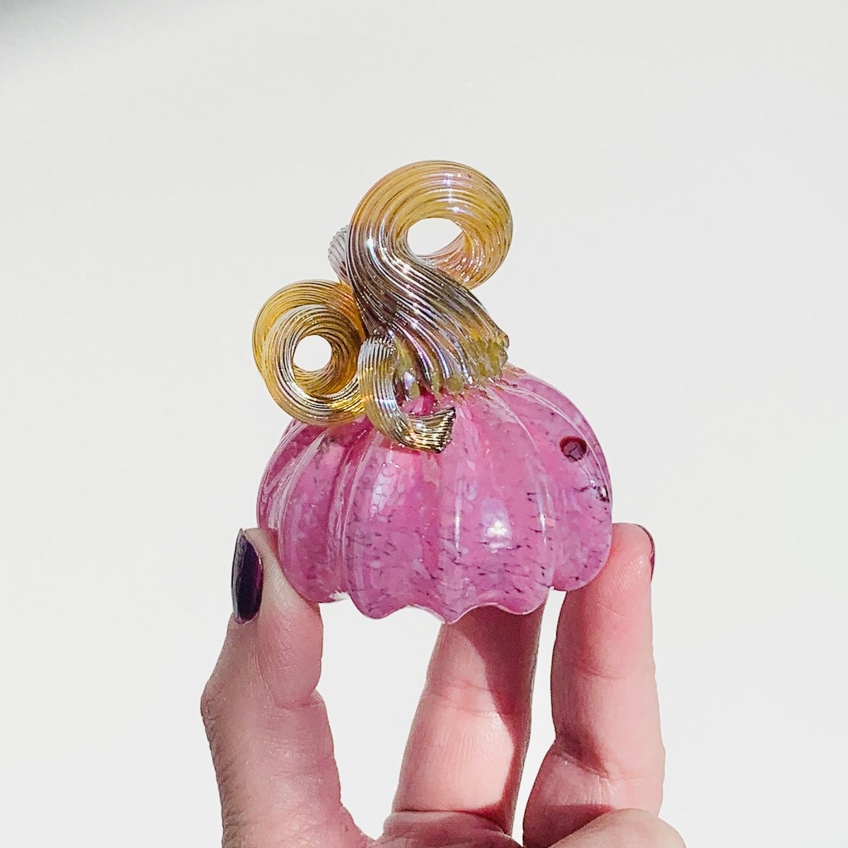 Daily Pumpkin 839 “Breast Cancer Awareness” Mini Paperweight