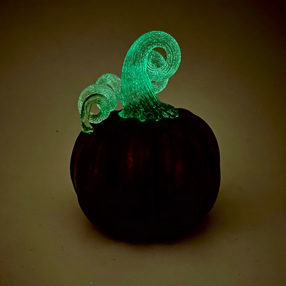 Daily Glow Pumpkin 306 Fall Mini Daily Pumpkin Luke Adams Glass Blowing Studio 