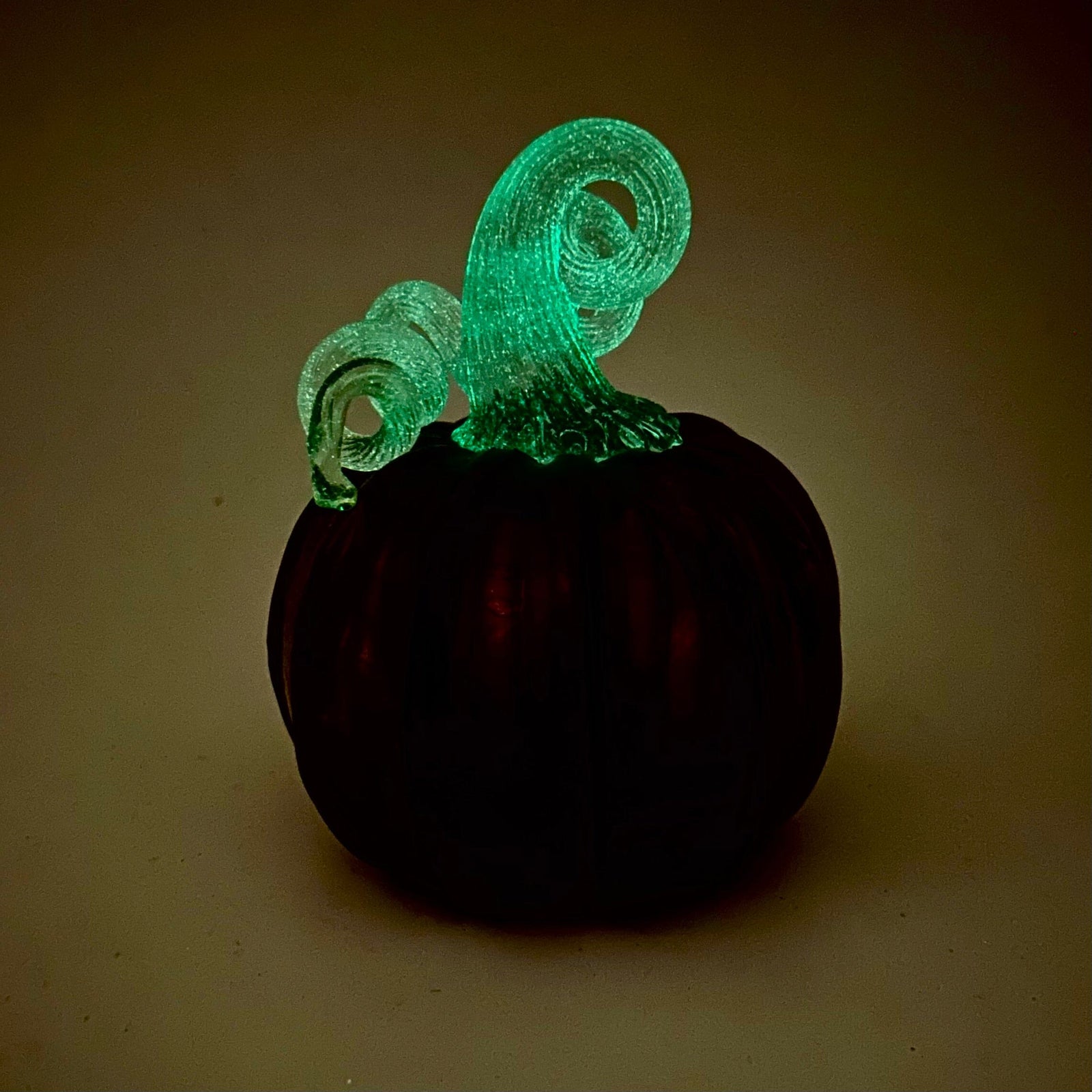 Daily Glow Pumpkin 306 Fall Mini Daily Pumpkin Luke Adams Glass Blowing Studio 