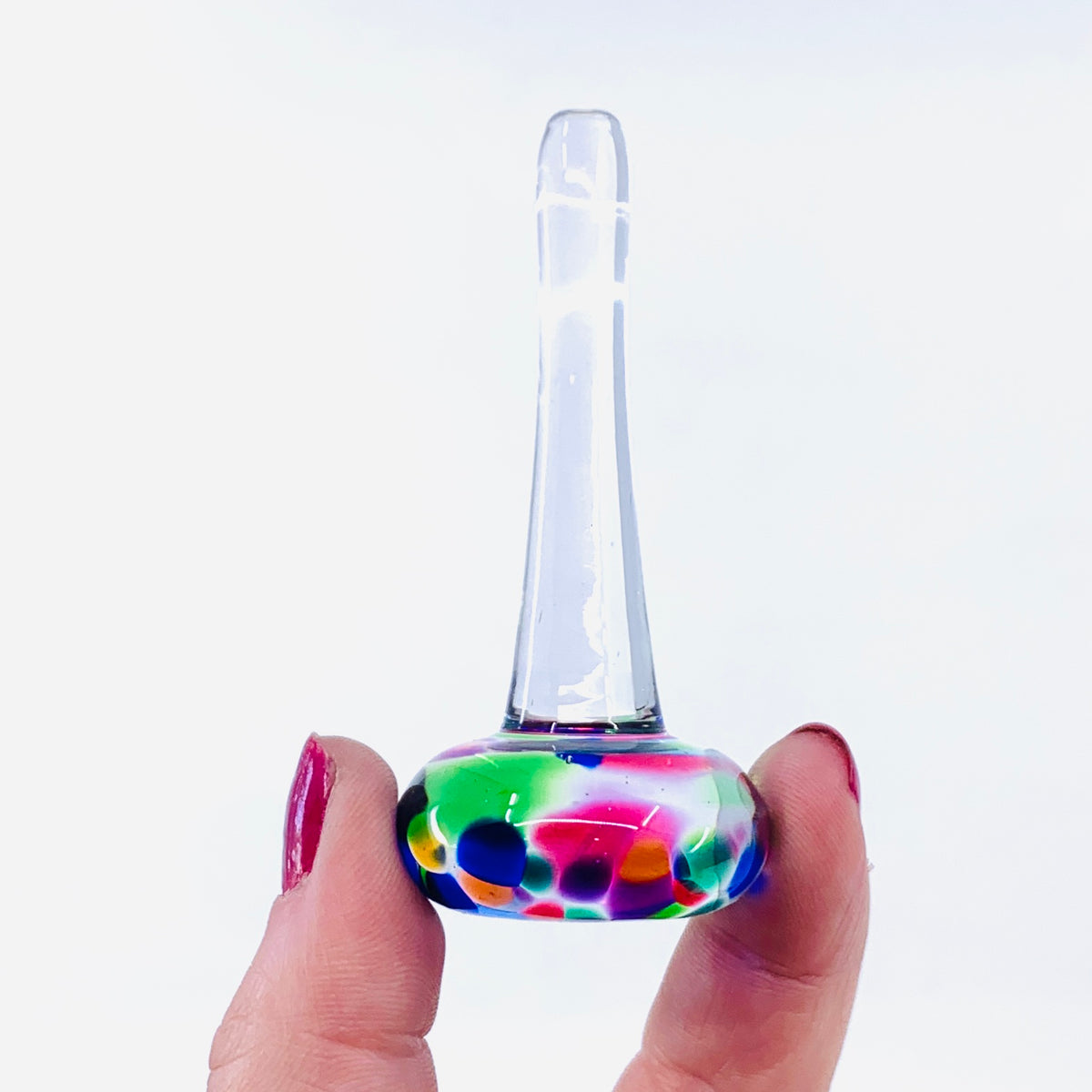 Artisan Glass Ring Holder, 12 Confetti