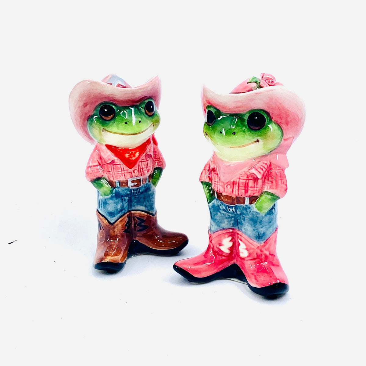 Cowgirl Salt and Pepper Shakers COSMOS 