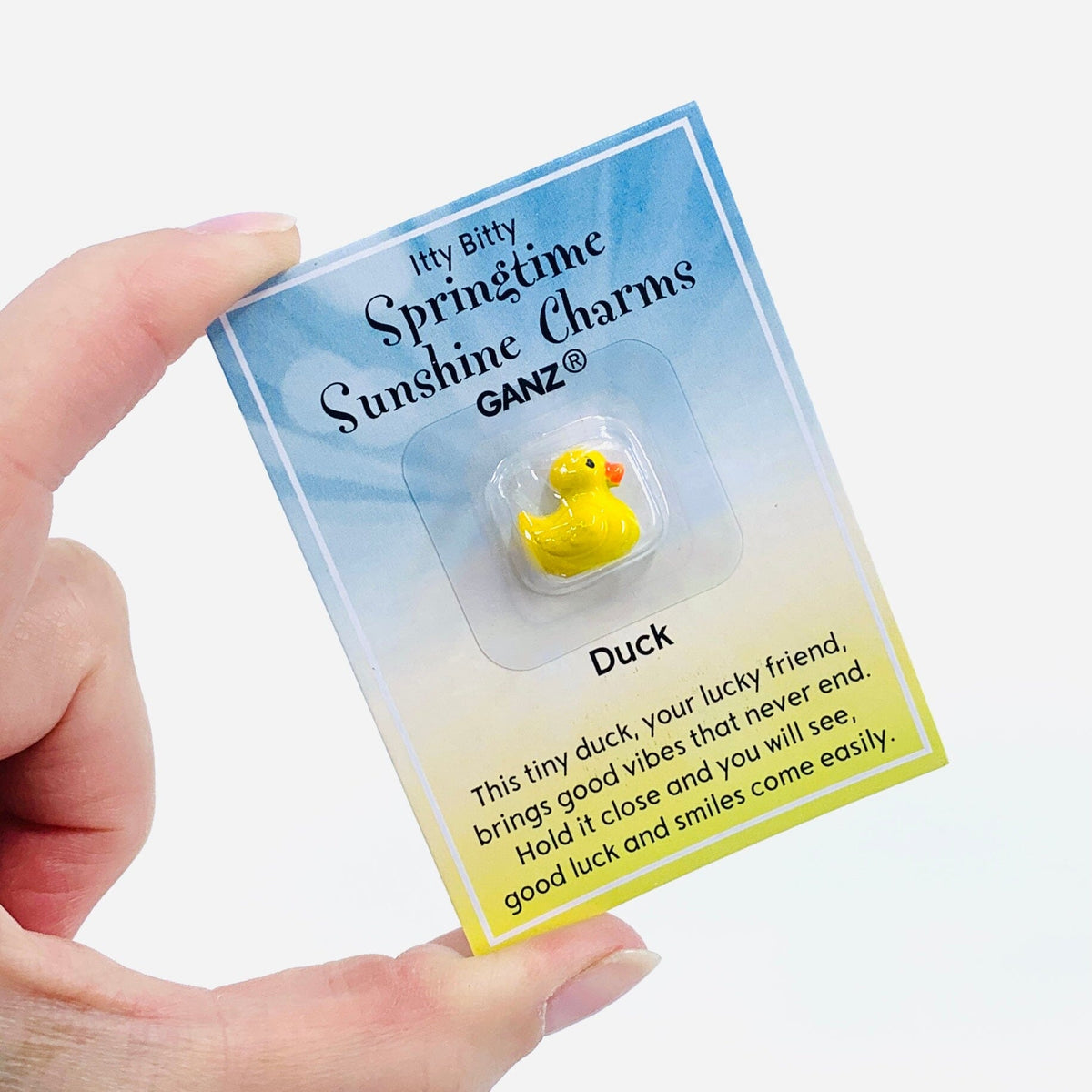 Itty Bitty Springtime Sunshine Charms, Duck GANZ 