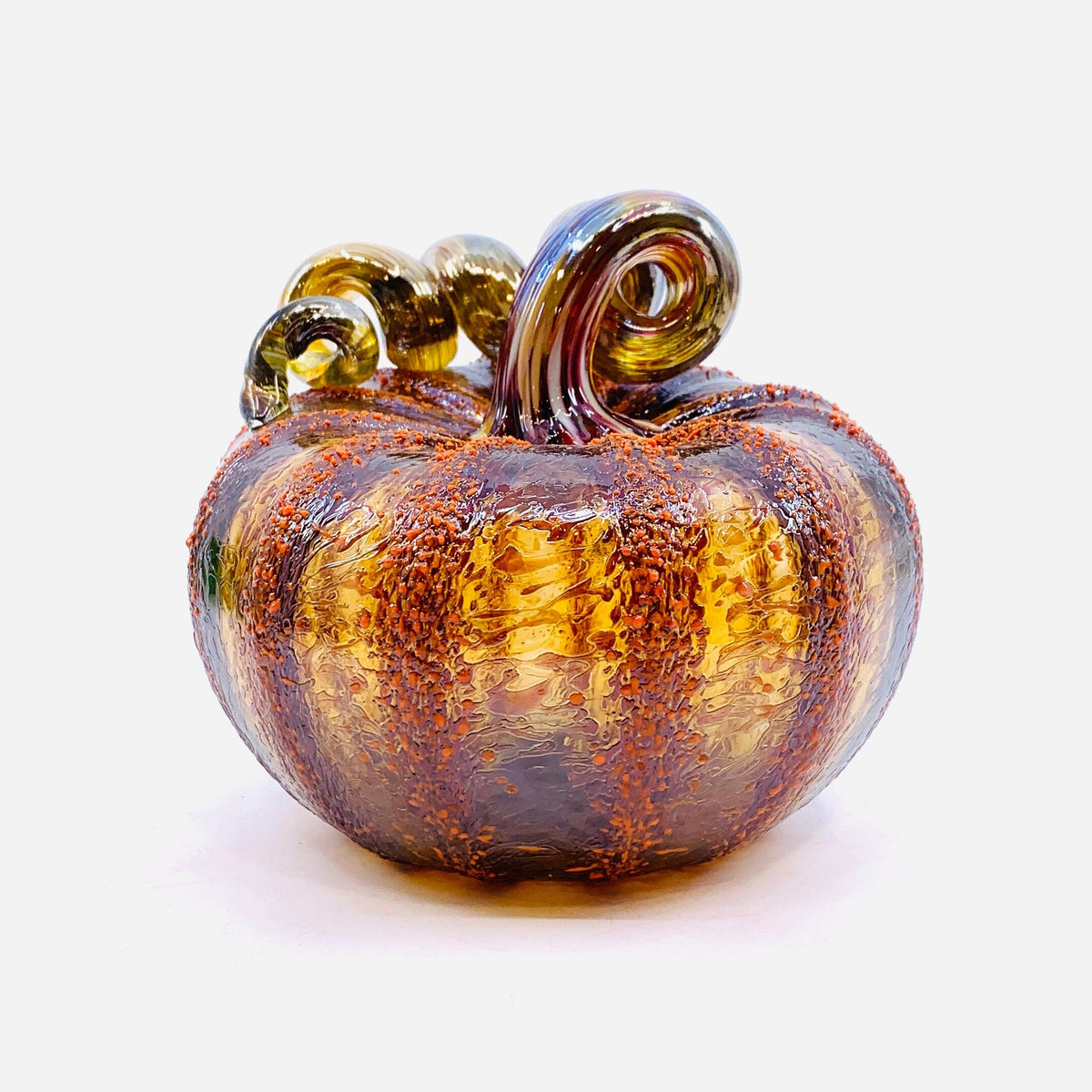Daily Pumpkin 1176 Squat Gabby Luke Adams Glass Blowing Studio 