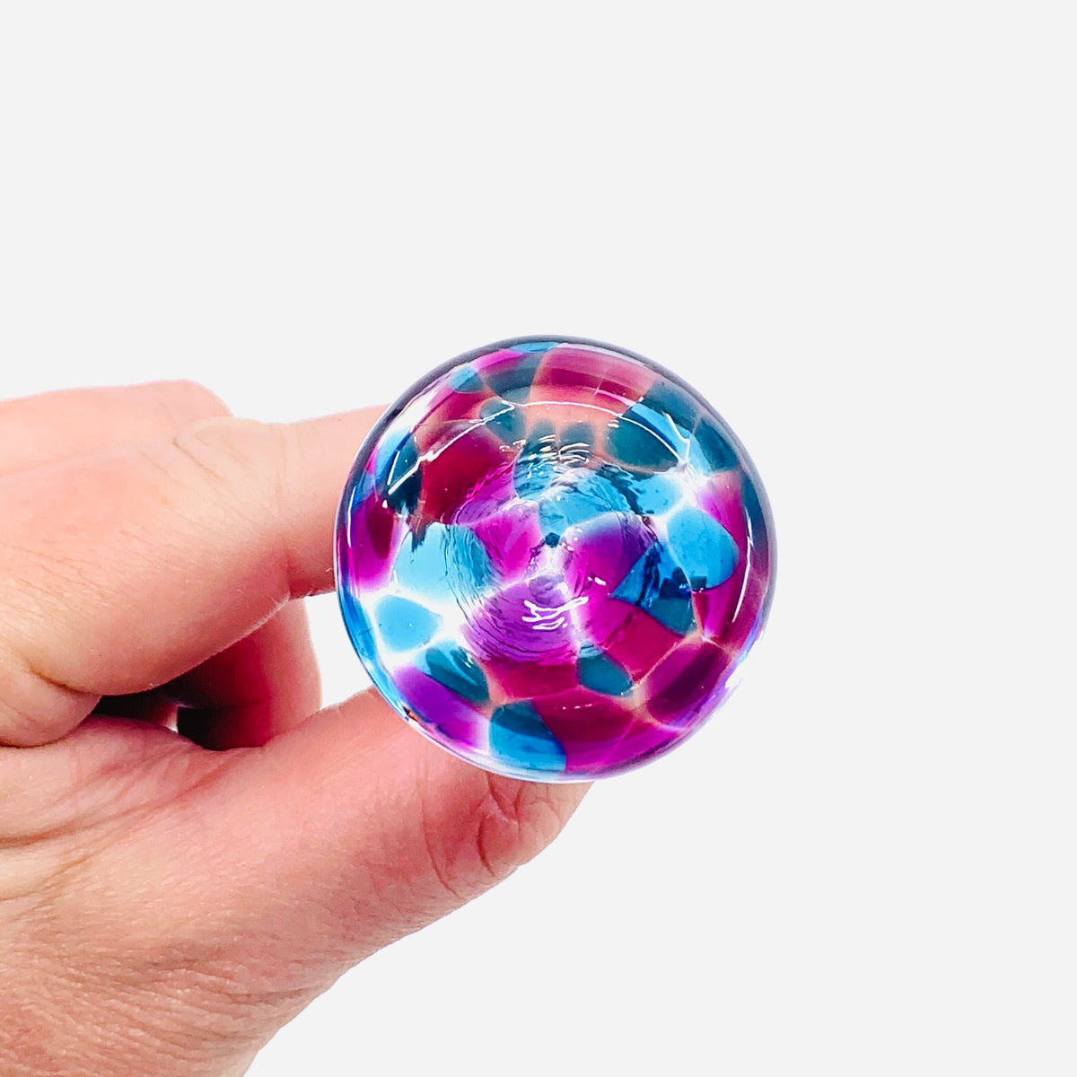 Artisan Glass Ring Holder, 10 Confetti