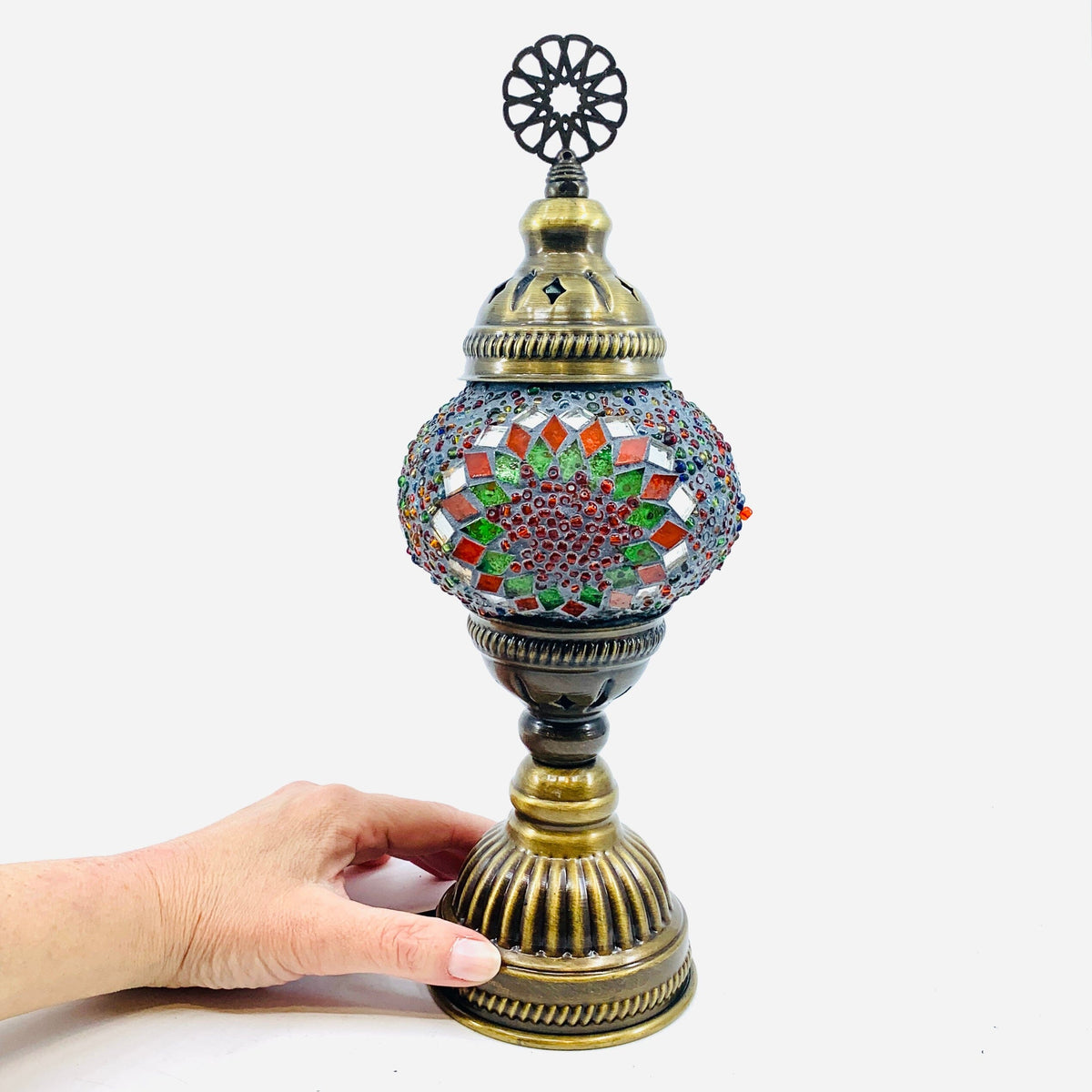 Turkish Mosaic Lamp, 15 Decor Natto USA 