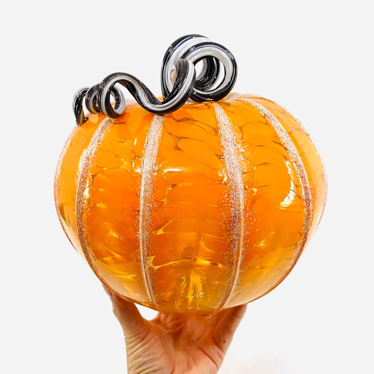 Halloweenie Pumpkin Production Pumpkin Luke Adams Glass Blowing Studio 