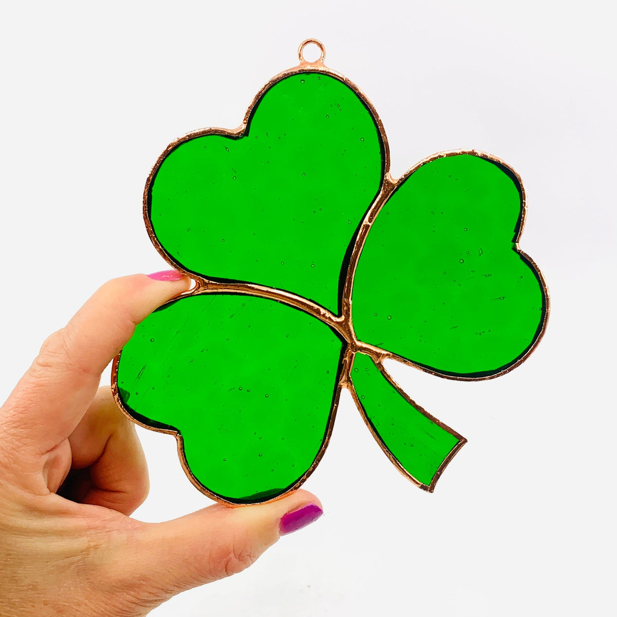 Stained Glass Suncatcher, Shamrock Ornament Gift Essentials 