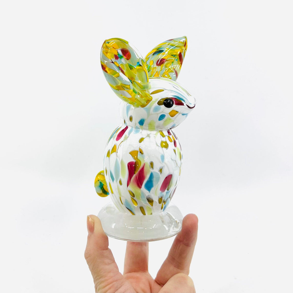 Daily Bunny 58 - Dotty Gabby Luke Adams Glass Blowing Studio 