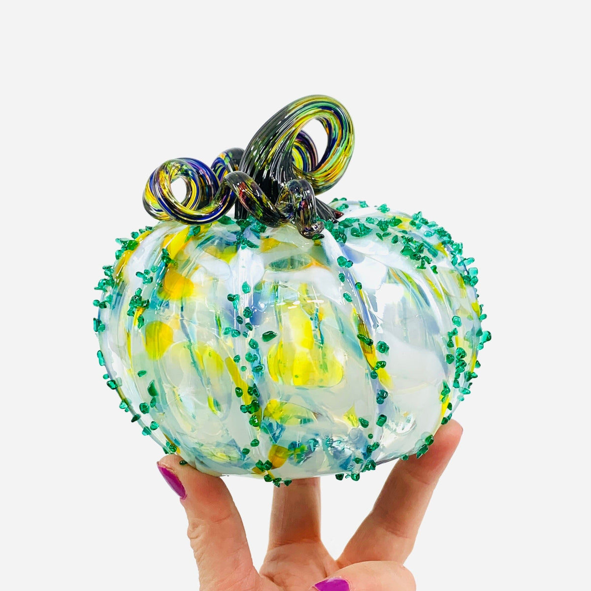 Daily Pumpkin 3073 Squat Gabby Luke Adams Glass Blowing Studio 