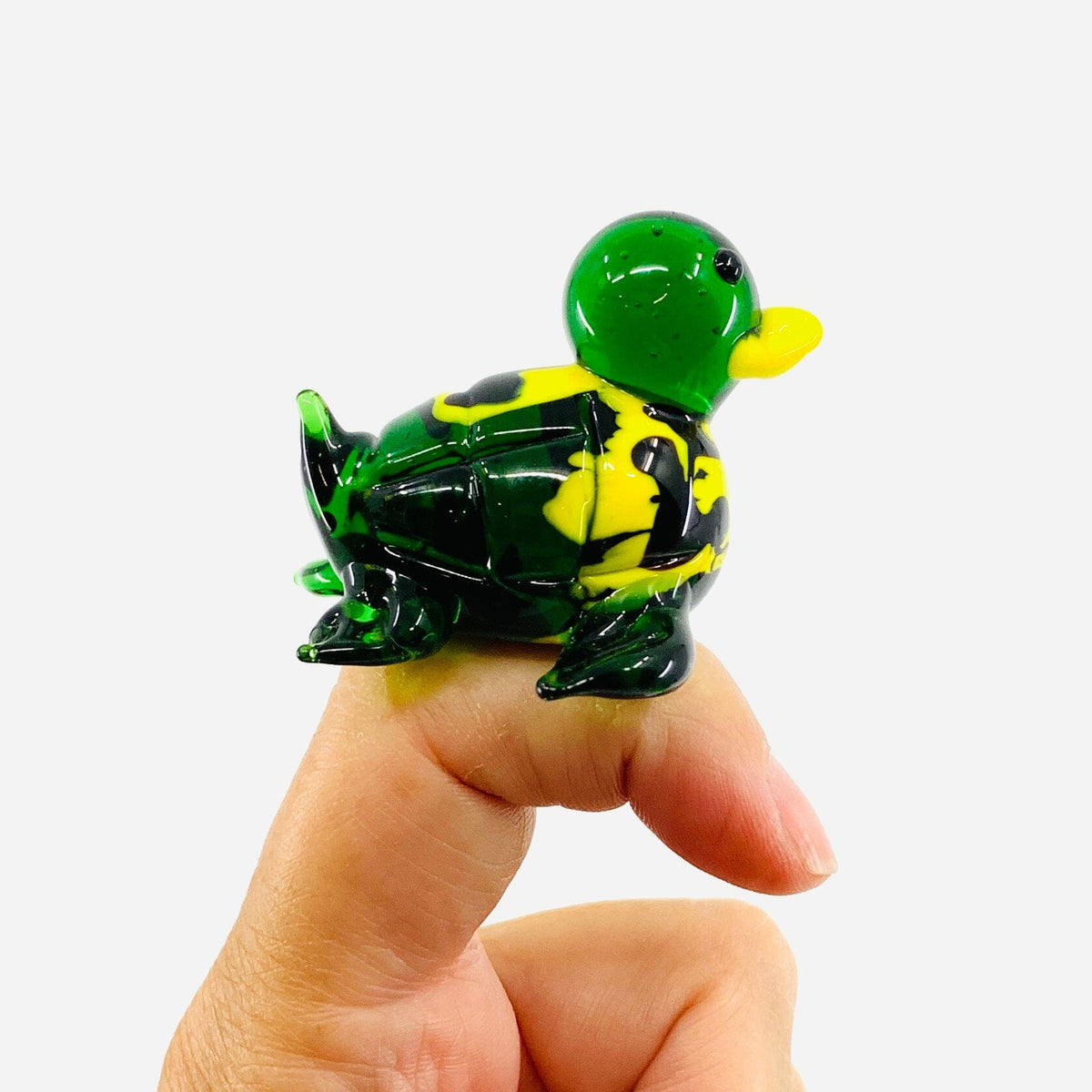 Sea Turtle - Mini Glass Rubber Duck Miniature Alex 