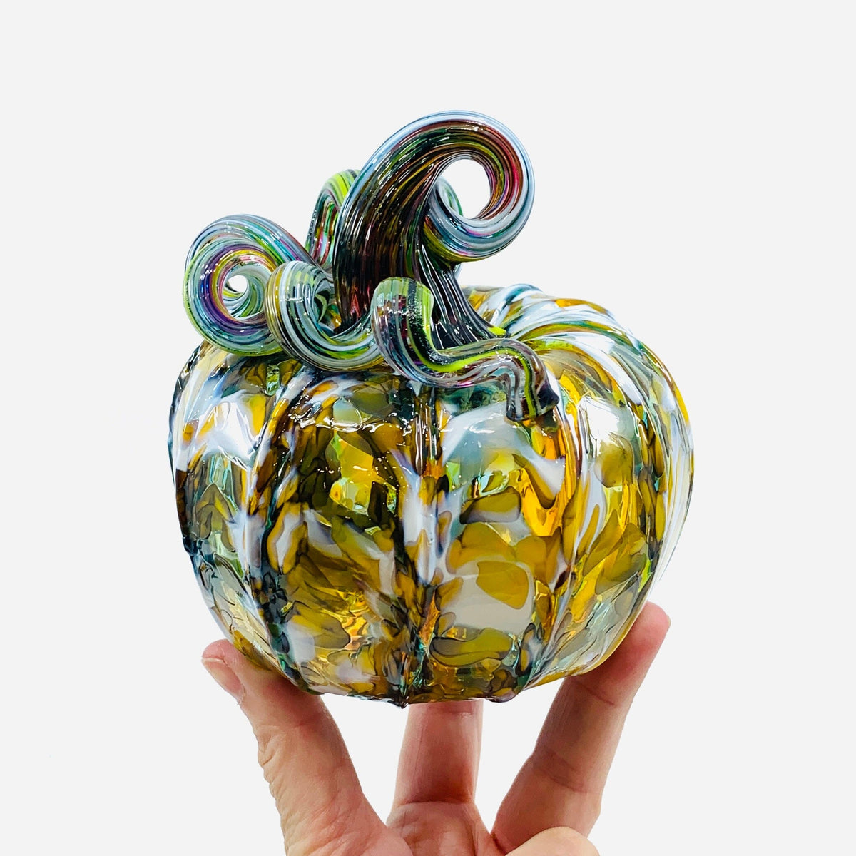 Daily Pumpkin 728 Squat Gabby Luke Adams Glass Blowing Studio 