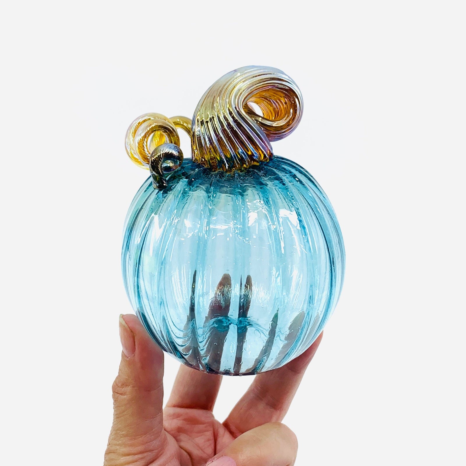 Daily Pumpkin 2476 Mini Gabby Luke Adams Glass Blowing Studio 
