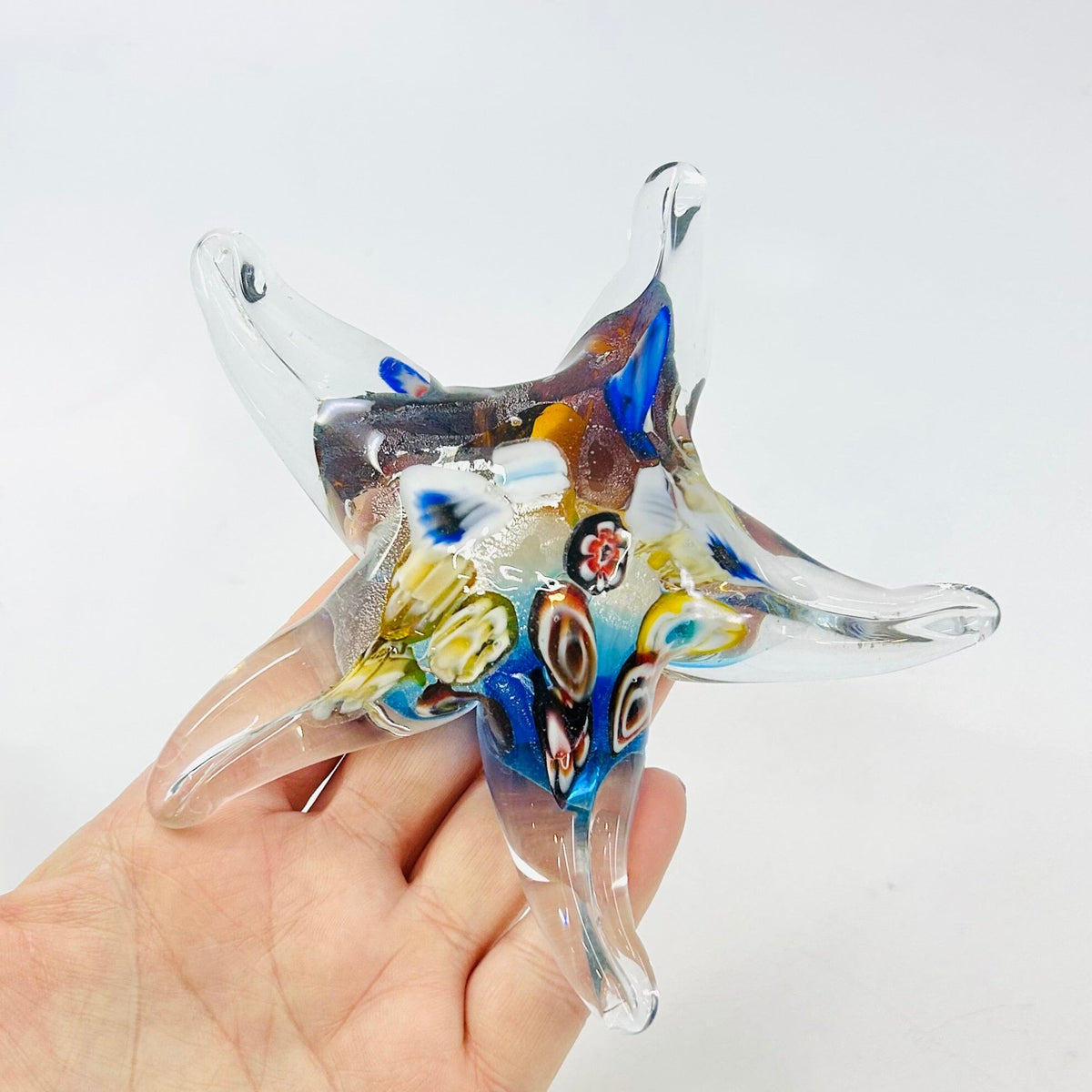 Glass Patterned Starfish Decor Chesapeake Bay 