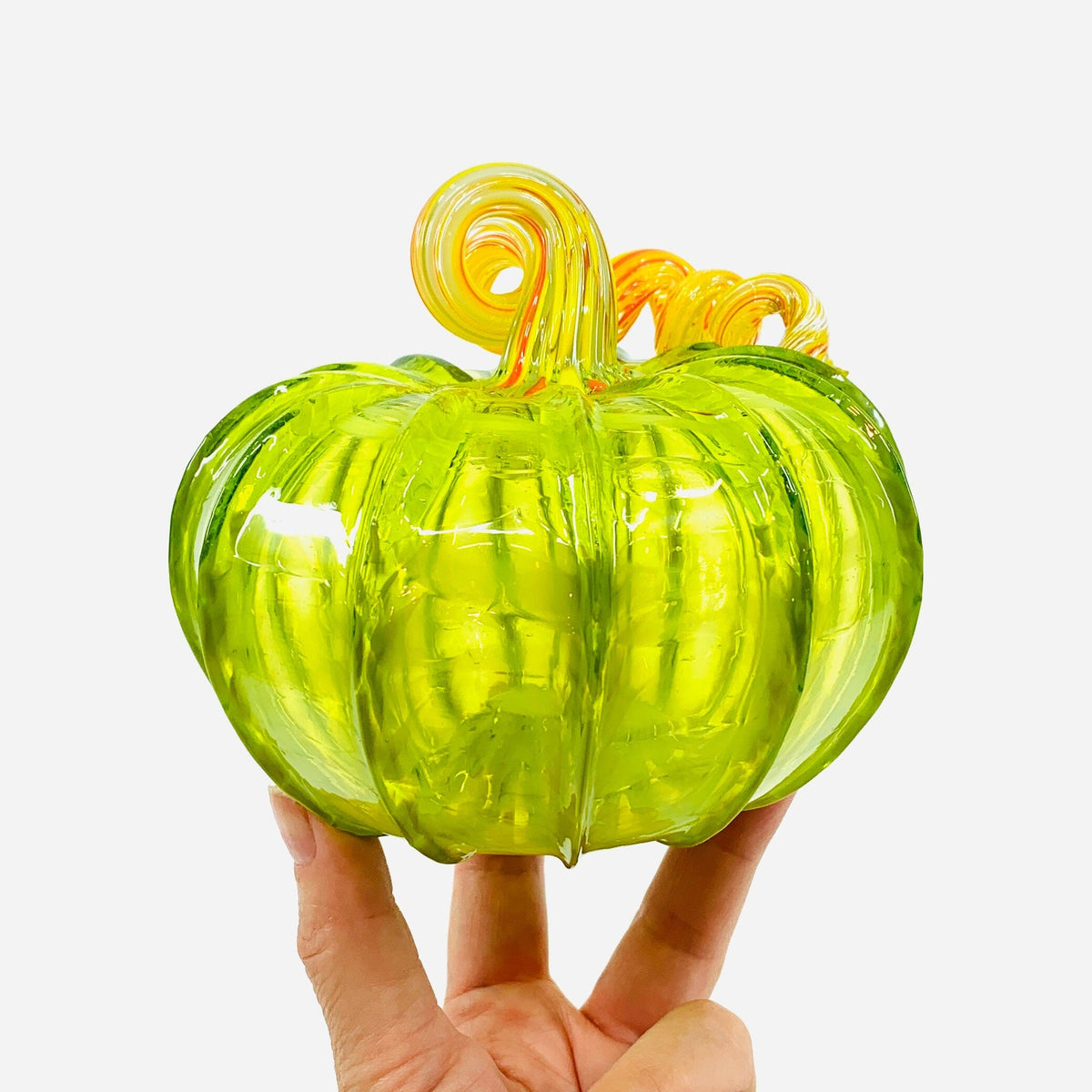 Daily Pumpkin 3457 Fall Squat Gabby Luke Adams Glass Blowing Studio 