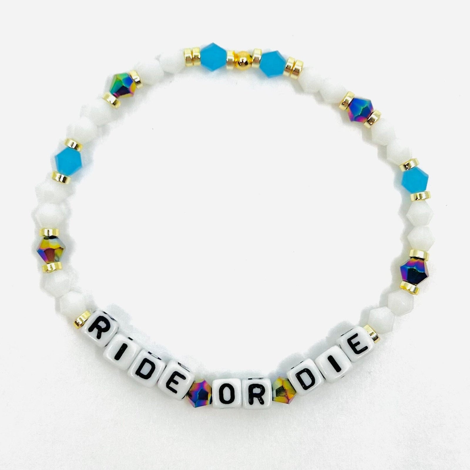 Stackable Wine Friendship Bracelets - Ride or Die - 