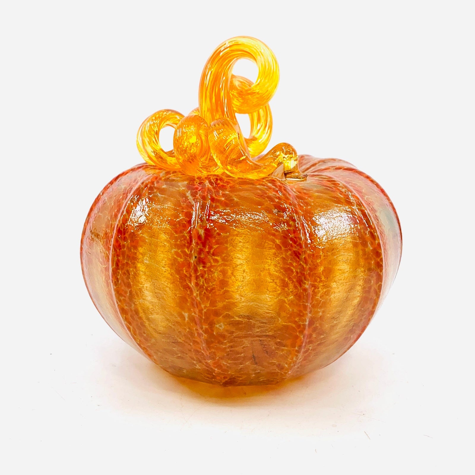Daily Pumpkin 1183 Squat Daily Pumpkin Luke Adams Glass Blowing Studio 