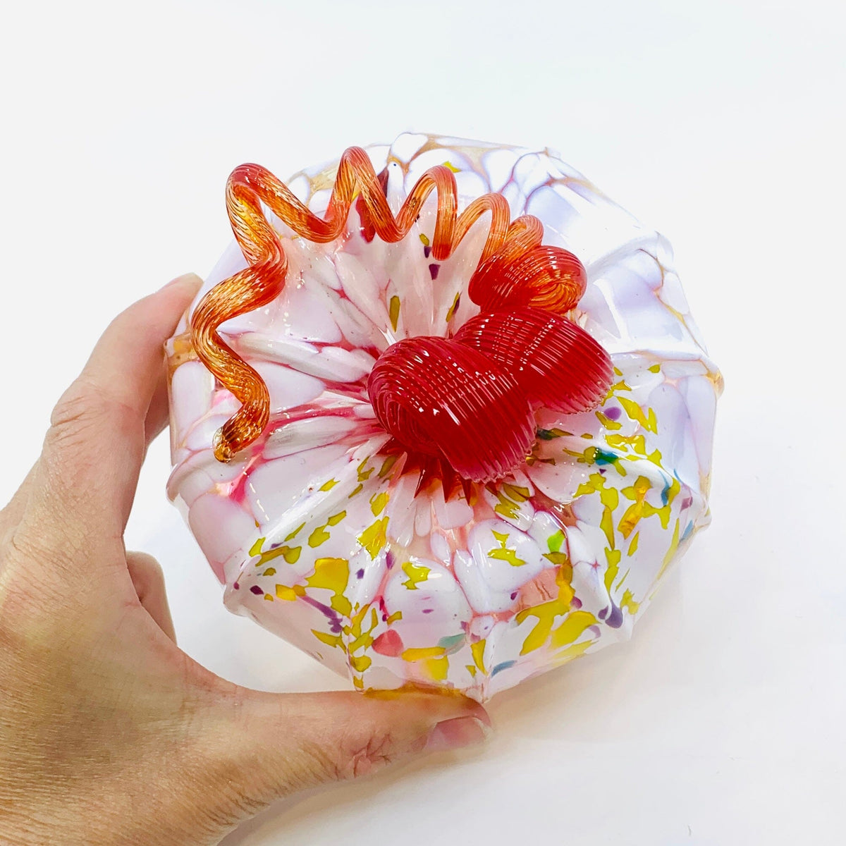 Daily Pumpkin 1622 Cupcake Squat Gabby Luke Adams Glass Blowing Studio 