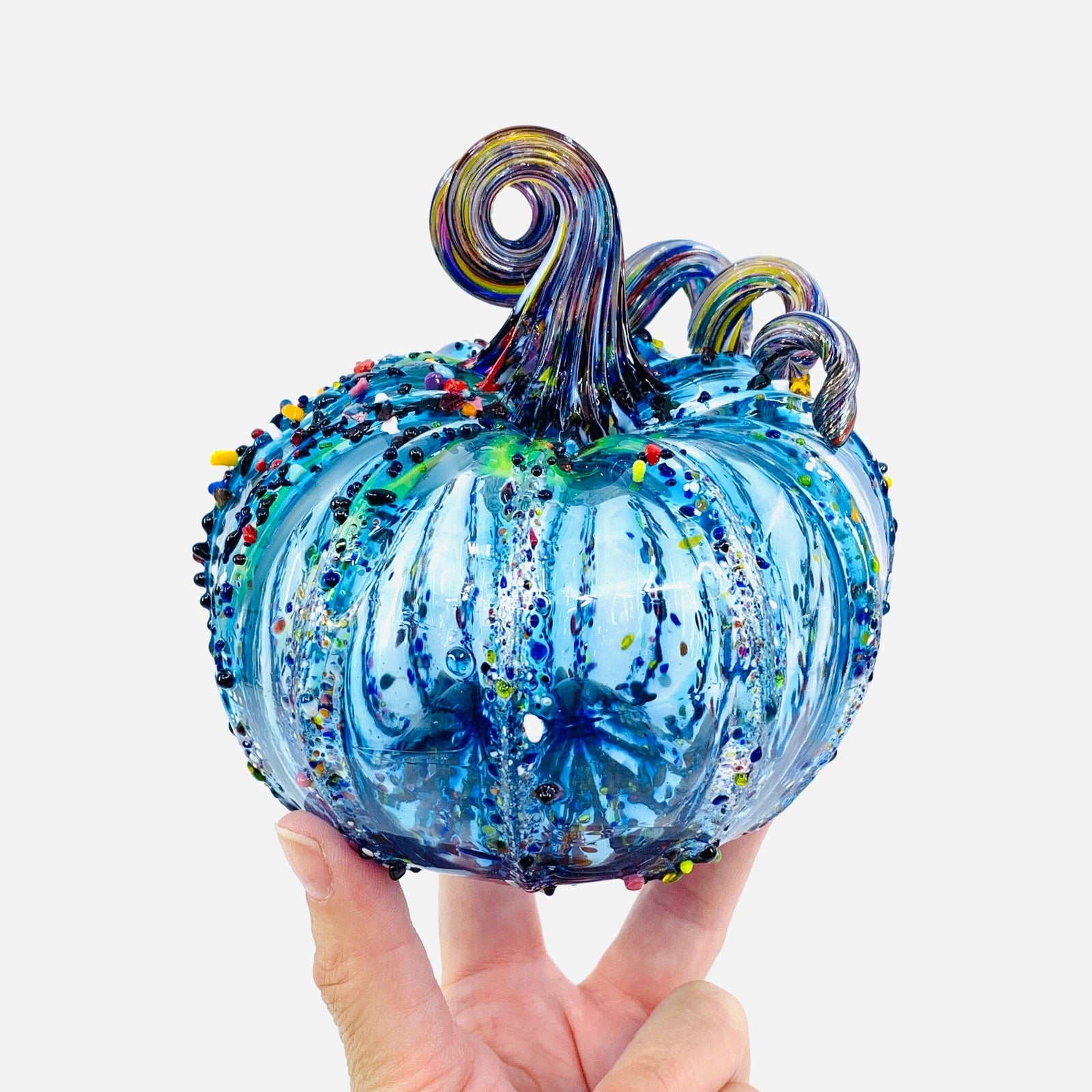 Daily Pumpkin 2585 Squat Gabby Luke Adams Glass Blowing Studio 