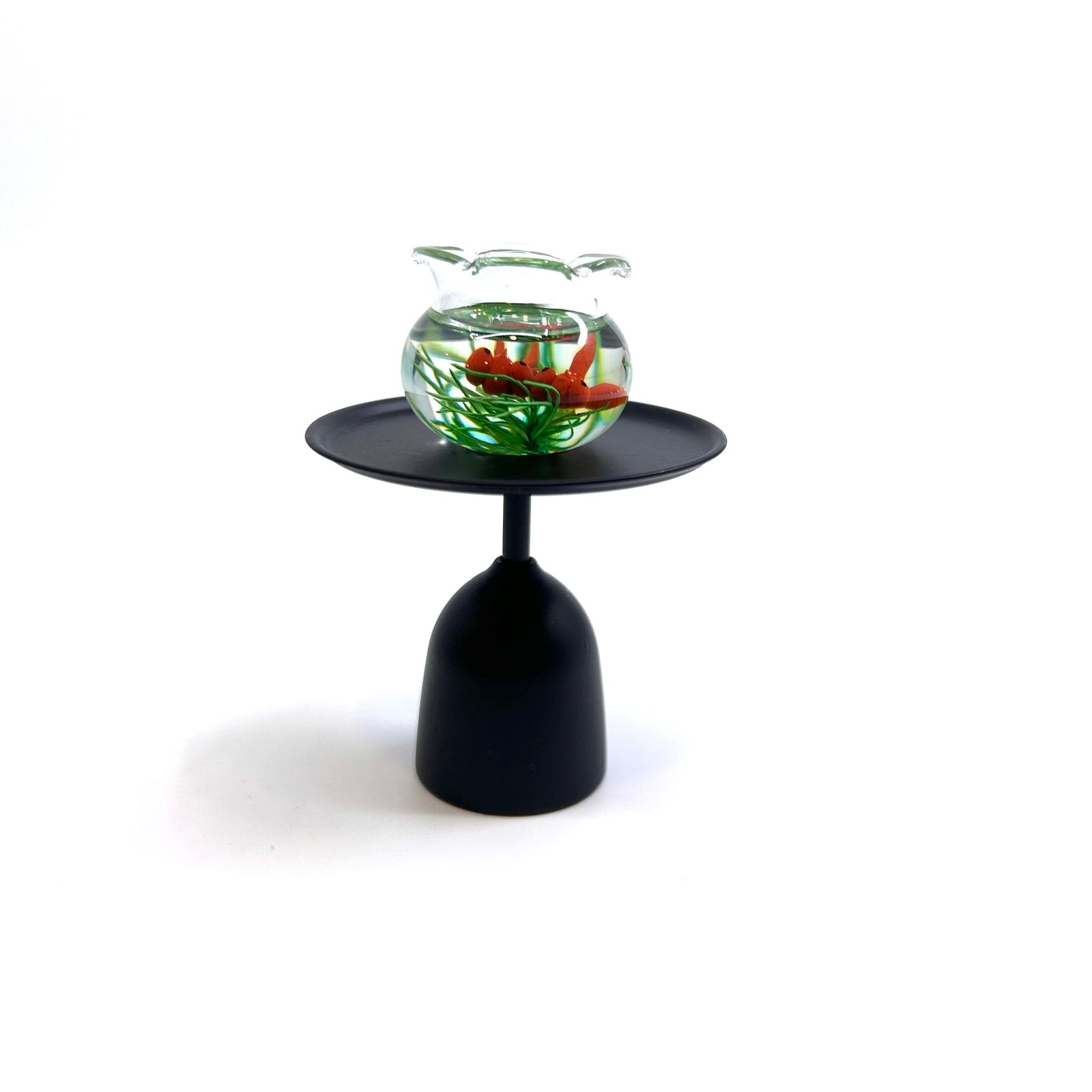 Miniature Modern Fishbowl Table. - 